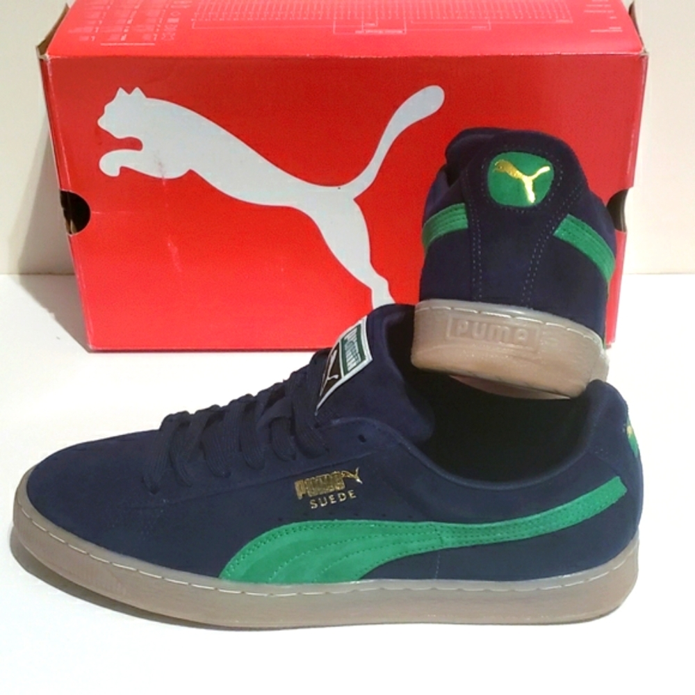 PUMA Suede Classic / Blue Green Gum sz 12 - Picture 12 of 15
